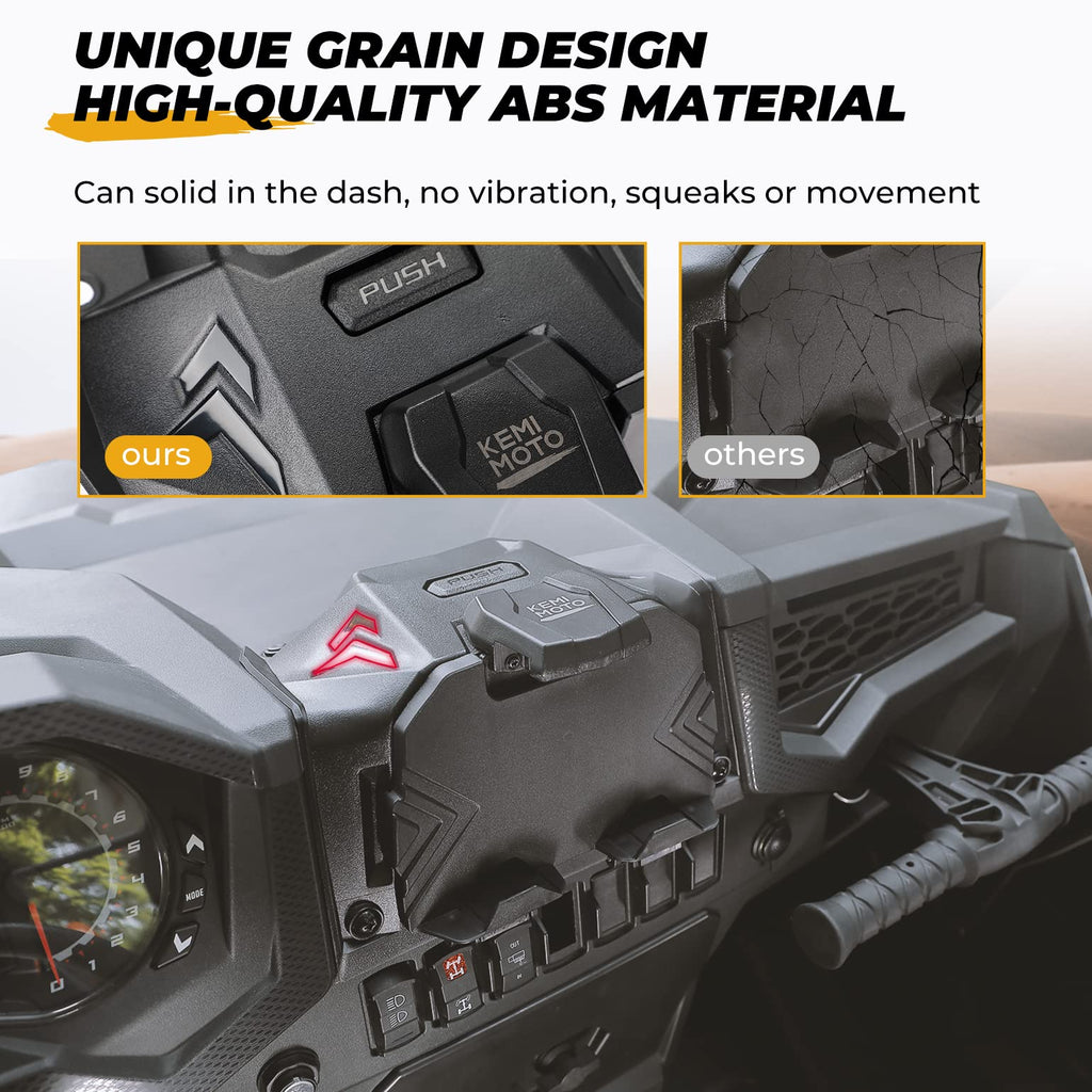 Electric Device GPS Mount Storage Box for Polaris RZR XP 1000/ XP Turbo