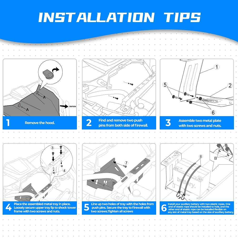 Second Battery Tray Fit Honda Talon – fits Honda Talon 1000X (view 5)
