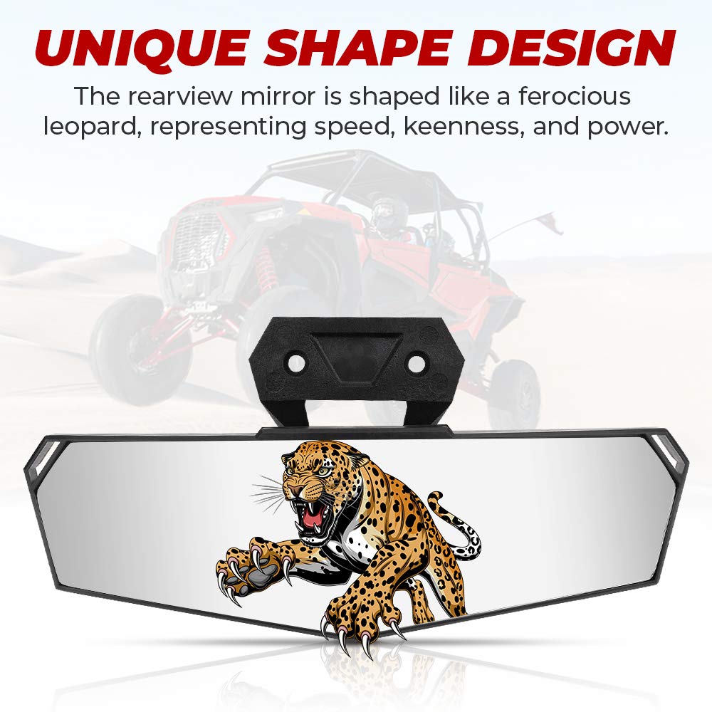 Center Rear View Mirror for Polaris RZR PRO XP / 4, Turbo R /4, RZR XP 1000 – fits Polaris RZR Trail 900