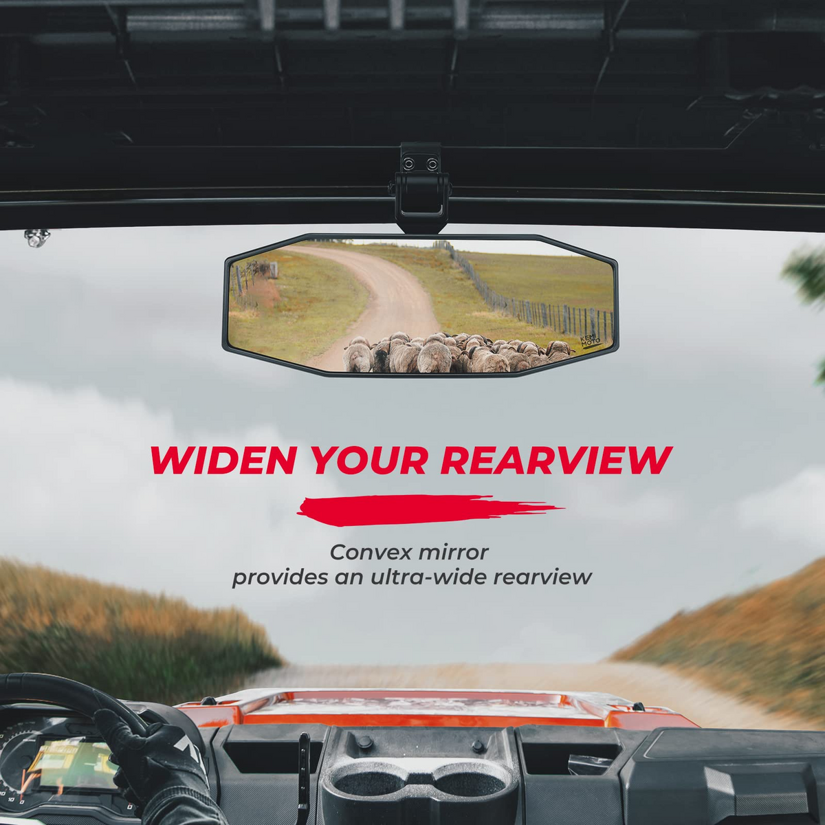 Rear View Mirror Tool free Adjustable for Ranger 1000 XP 900 500 570 / Crew