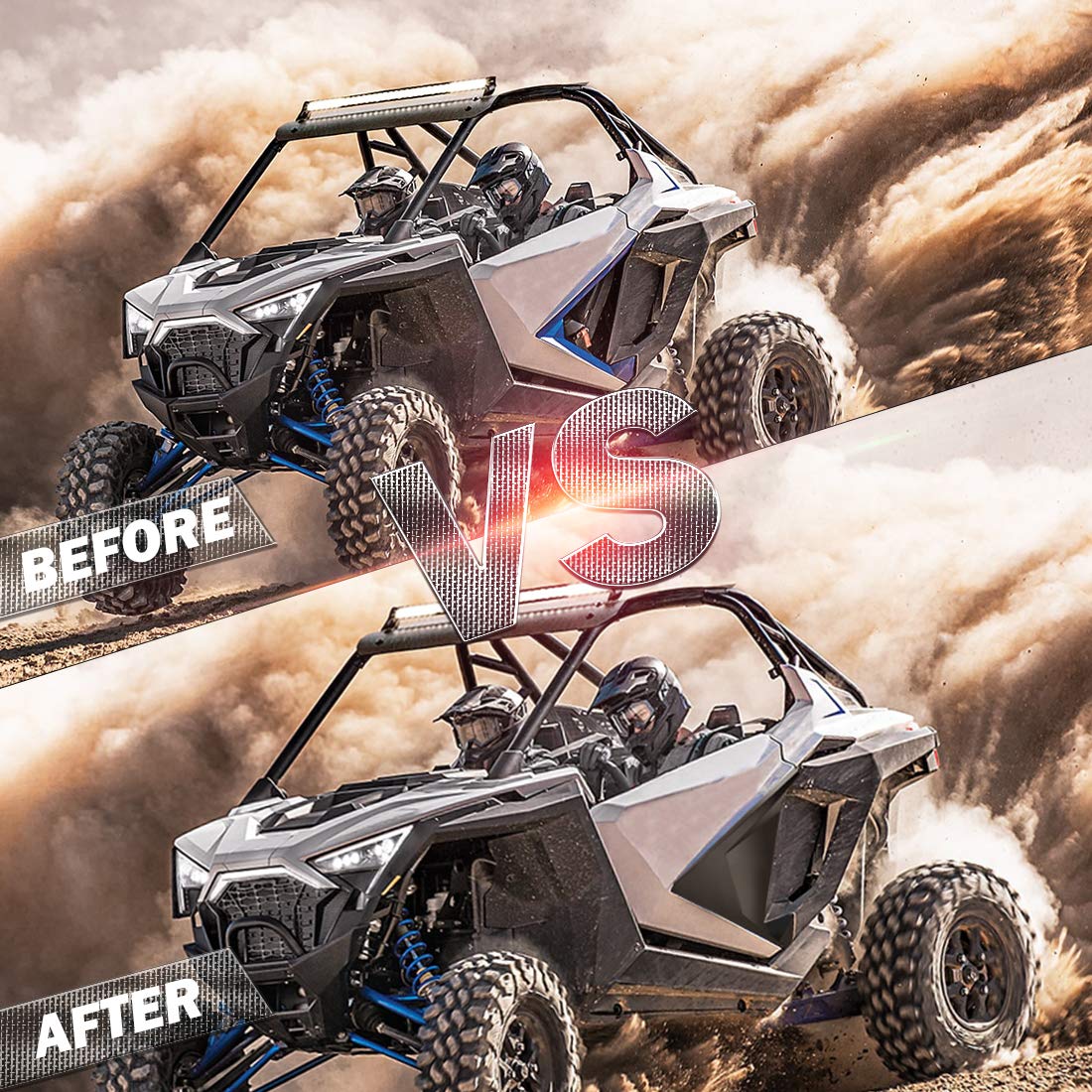 UTV Lower Half Doors Panels for RZR PRO XP/R/Turbo R 2020-2024 – fits Polaris RZR (view 4)
