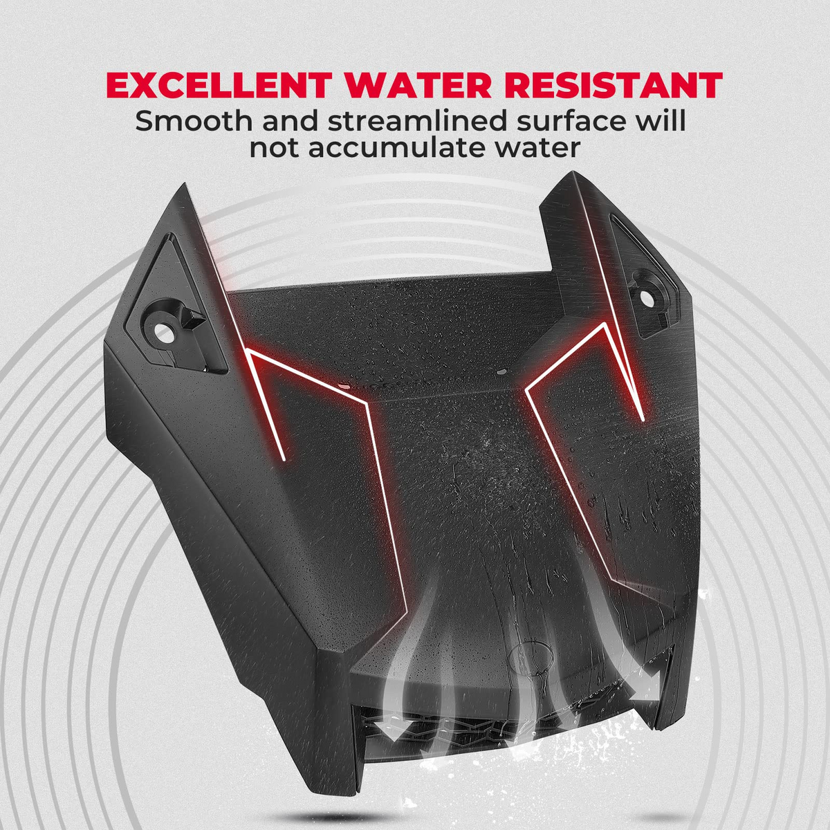 Hood Scoop Replacement Air Intake Cover Kit for Polaris RZR XP 1000