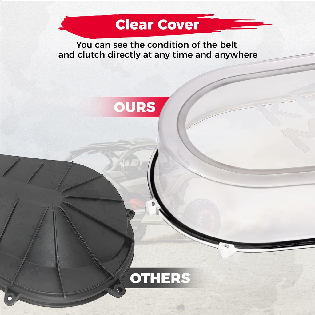 Outer Clutch Cover with RGB LED Strip Lights for Can-Am Maverick X3/MAX – fits Can-Am Maverick X3 MAX (view 6)