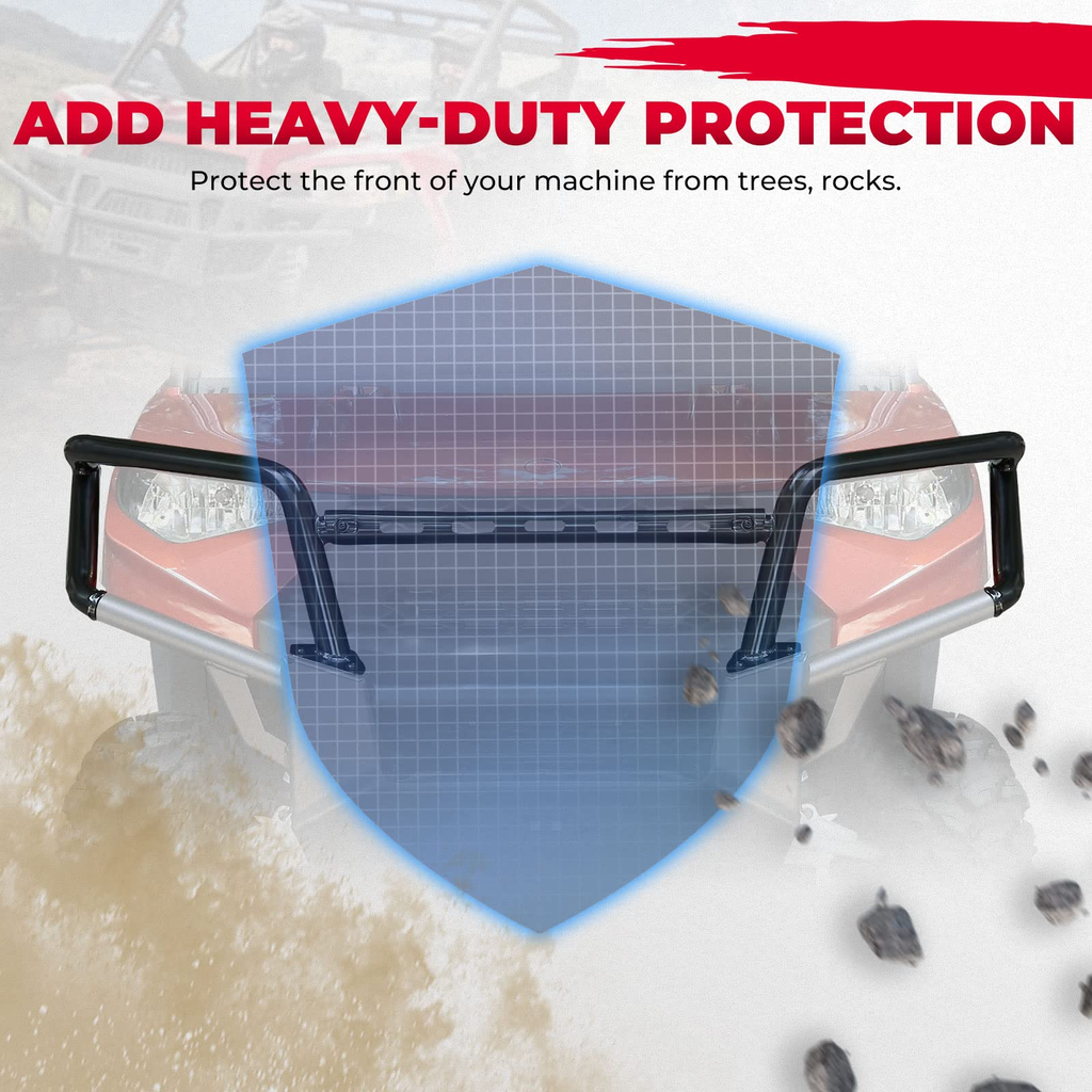 Front Bumper Upper Brush Guard for Polaris Ranger XP 1000 / Crew 2018-2024