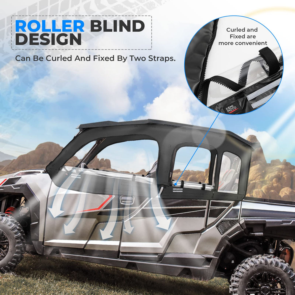 Soft Cab Enclosure & Rear Windshield for General XP 4 1000 – fits Polaris General (view 5)