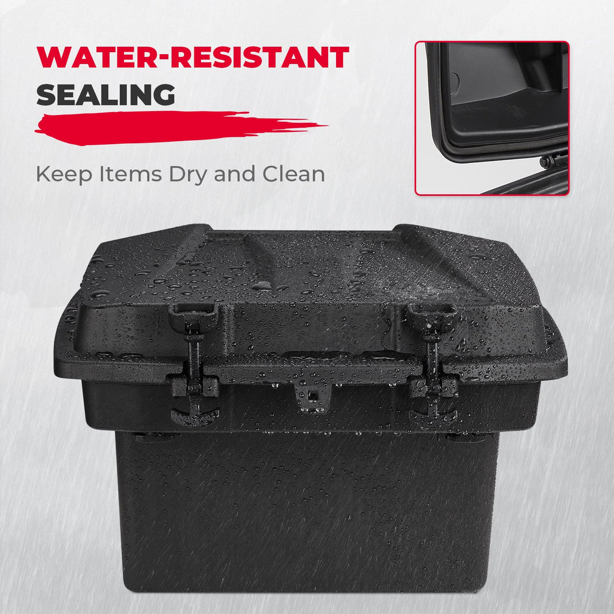 Removable 20L Cargo Storage Box for Can Am Defender HD5|7|8|9|10