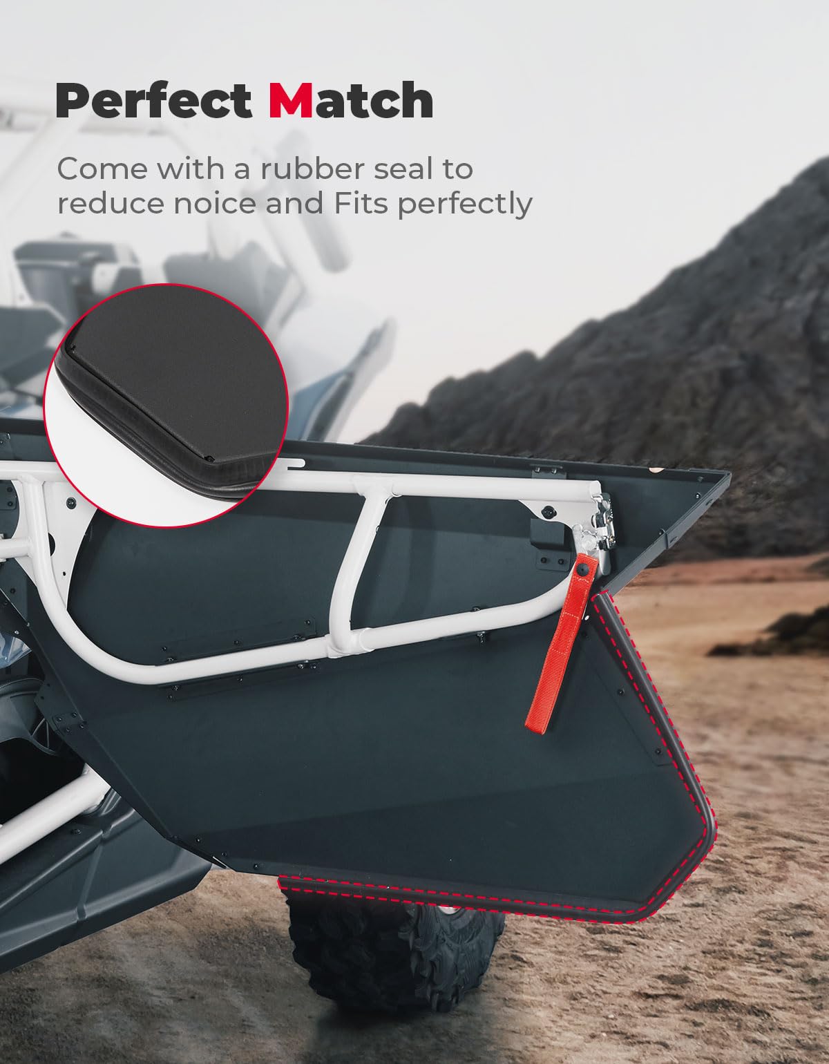 Set of Aluminum Front Full Doors for Can-Am Maverick X3 and X3 Max – fits Can-Am Maverick X3 2-Seat (view 5)