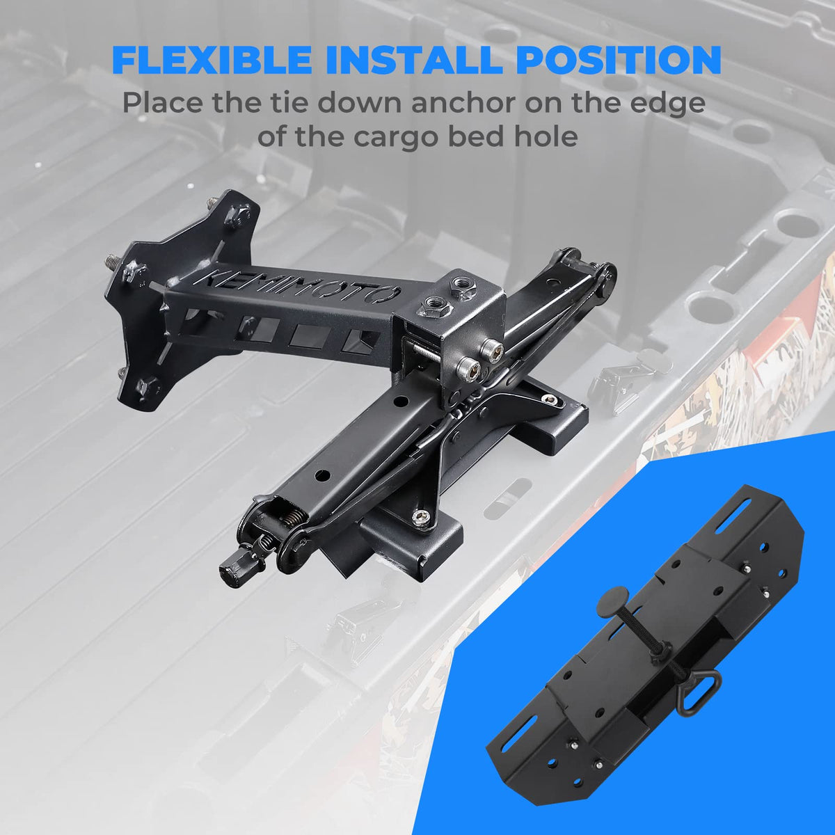 UTV Spare Tire Mount for Polaris Ranger 500 1000 XP 1000 – fits Polaris Ranger XP 900