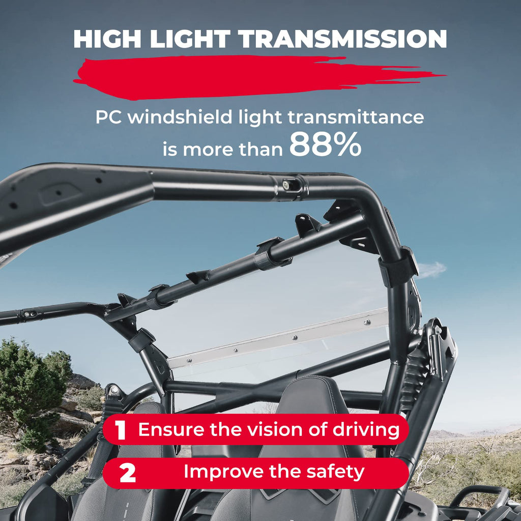 Rear Windshield Scratch Resistant for CFMOTO ZForce 950