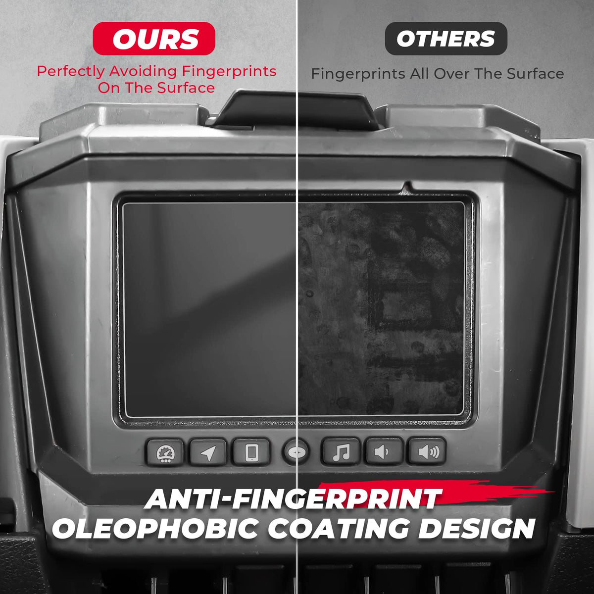 Tempered Glass Screen Protector for RZR /Ranger /General /Slingshot /Xpedition – fits Polaris RZR XP 1000 (2014-2023)