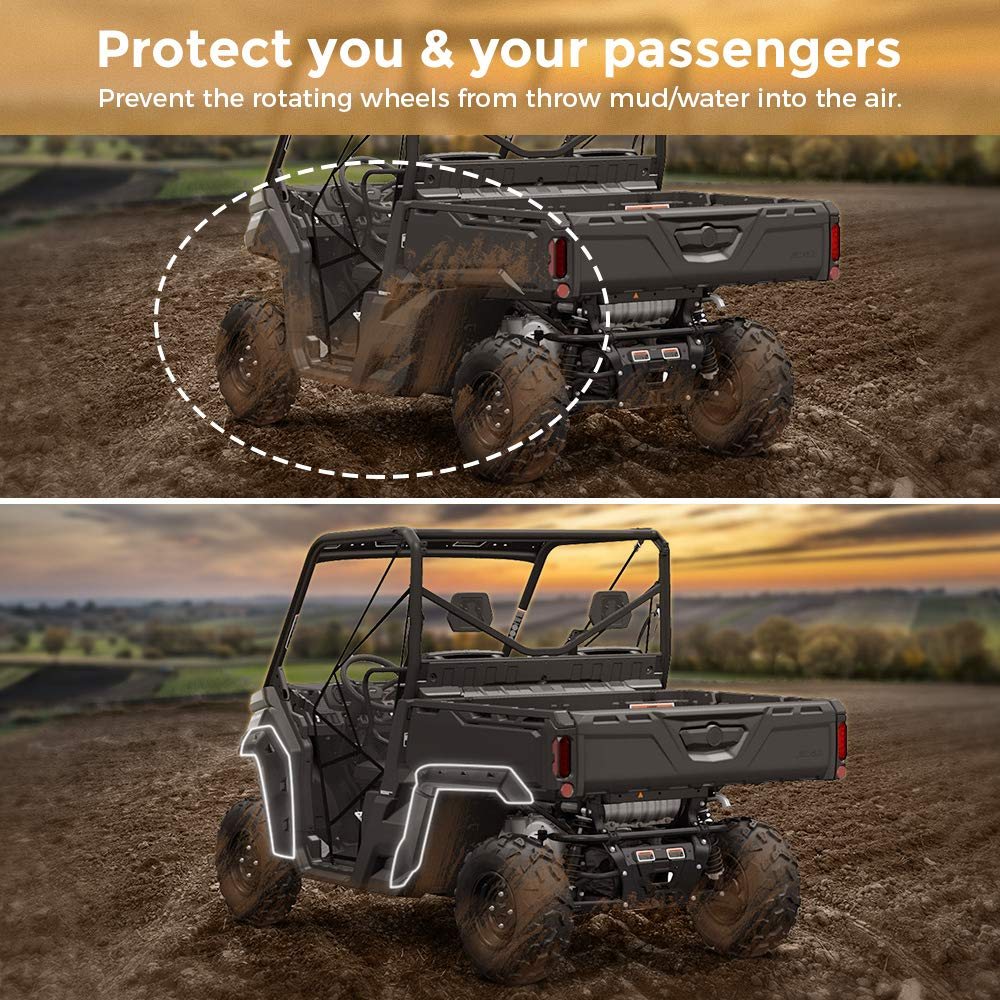 Fender Flares for Can-Am Defender HD5|7|8|9|10 – fits Can-Am Defender HD8