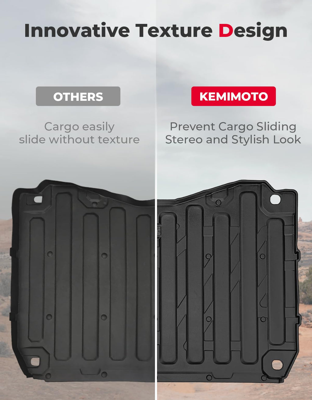 UTV Bed Liner Mat for Honda Pioneer 1000/ 1000-6 2016-2025 – fits Honda Pioneer 1000-6 (view 4)