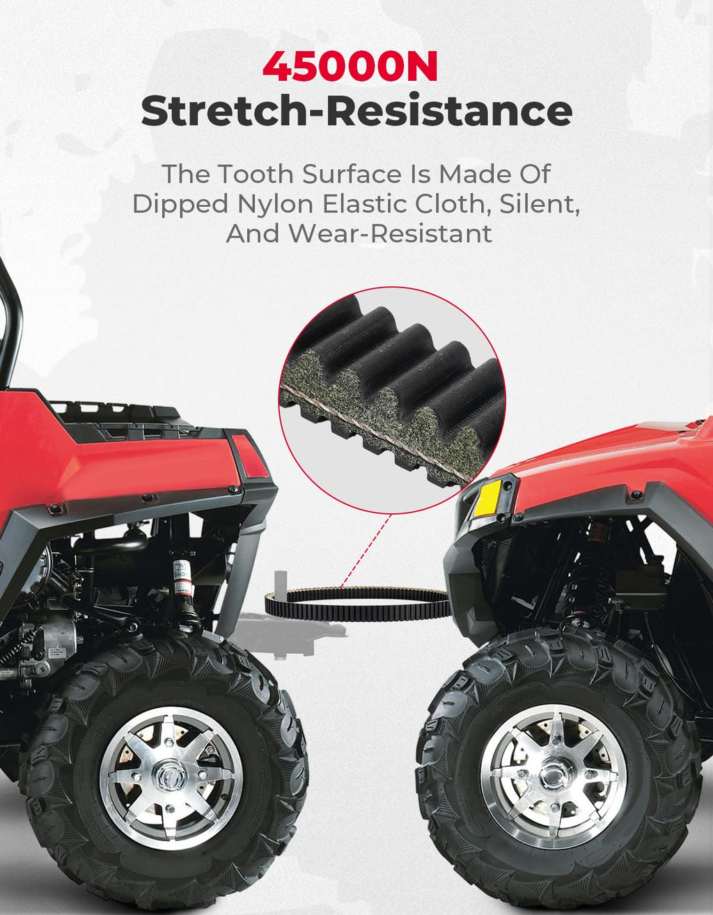UTV Heavy Drive Belt for Polaris Ranger 500 800/ RZR 800