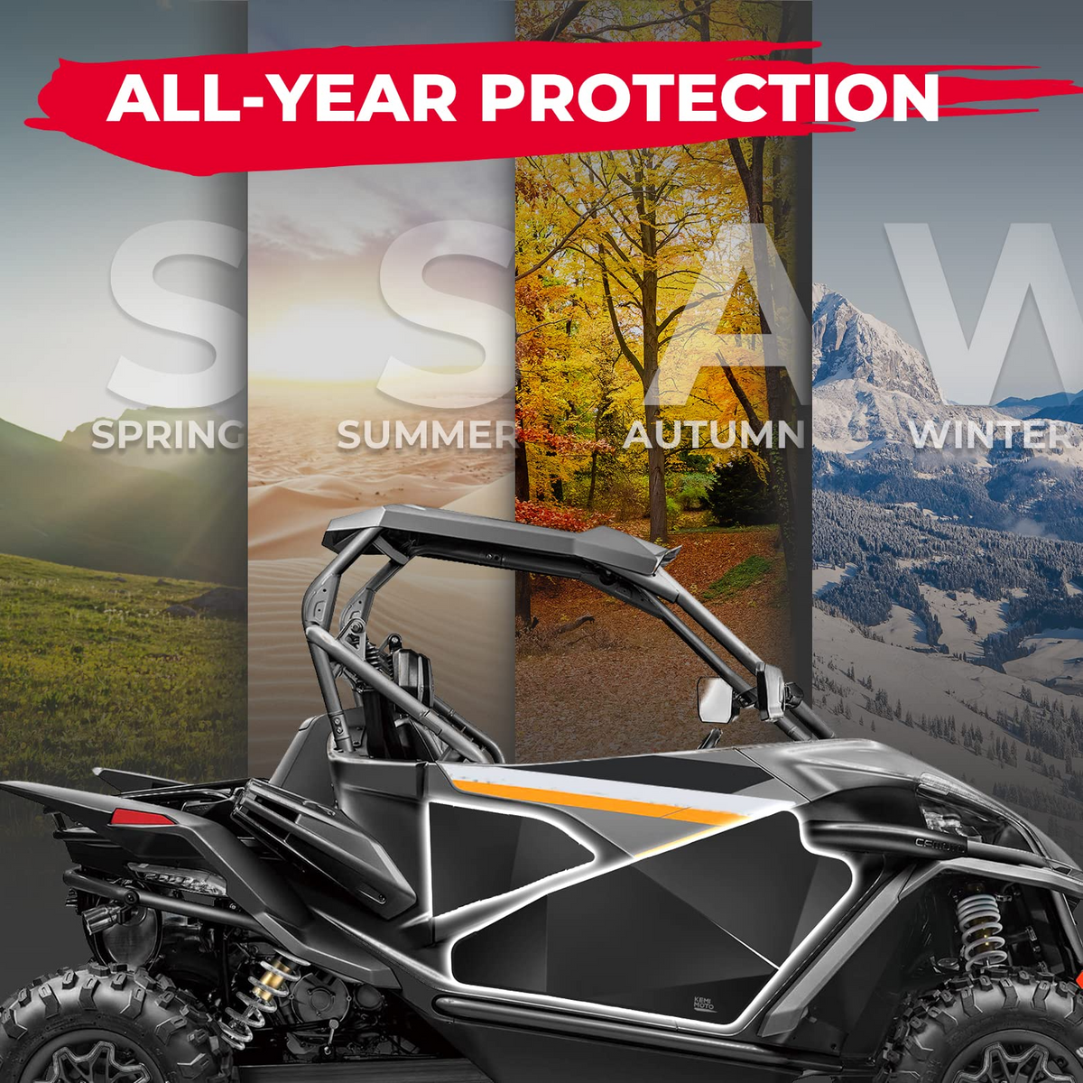 Aluminum Lower Doors Inserts for CFMOTO ZForce 950
