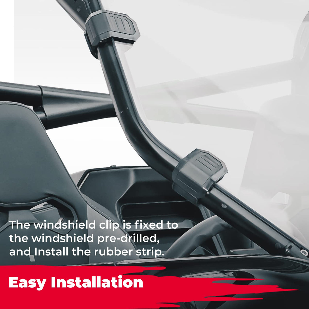 Scratch Resistant Full Windshield for CFMOTO ZForce 950