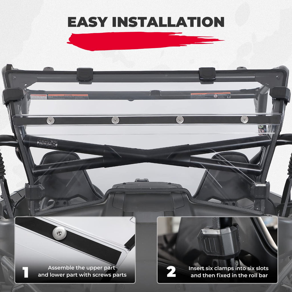 Rear Windshield Scratch Resistant for CFMOTO ZForce 950