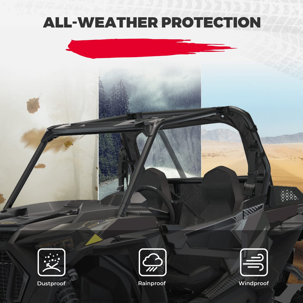 Soft Rear Windshield for Polaris RZR XP 1000 /4 2014-2023 – fits Polaris RZR XP 4 1000 (2014-2023) (view 6)