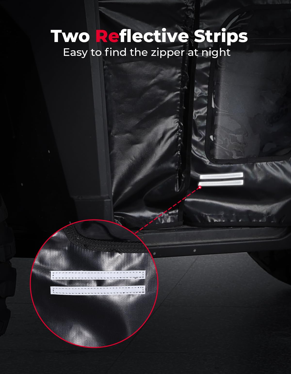 UTV Cab Enclosure Upper Doors for Ranger XP 1000 (2017-2025) – fits Polaris Ranger XP 1000 (view 6)