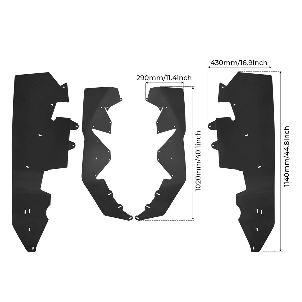 Fender Flares For Talon 1000x 1000r 1000x4 – fits Honda Talon 1000X-4 (view 6)