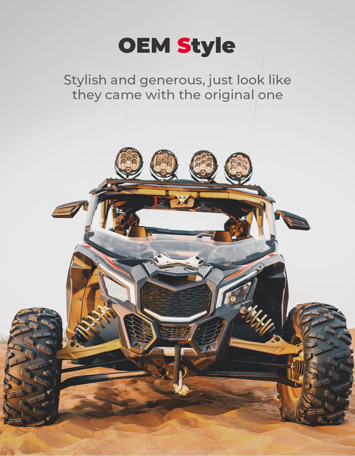 Front Bumper Mesh Grill For Can-Am Maverick X3 – fits Can-Am Maverick X3 MAX (view 6)