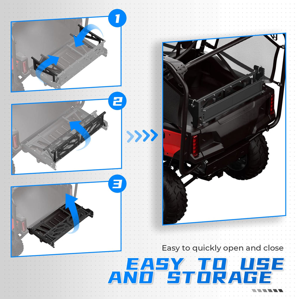Rear Cargo Bed Extender for Pioneer 1000-5 700-4 2016-2025 – fits Honda Pioneer 700-4 (view 6)
