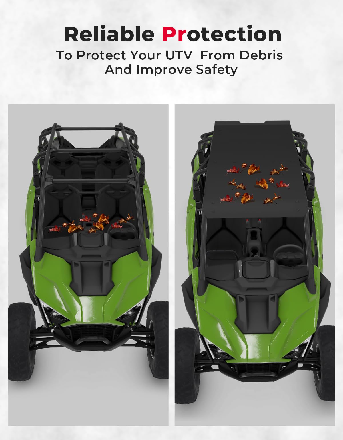 Aluminum Roof for RZR PRO XP4/ Turbo R4 2020-2024 – fits Polaris RZR Pro XP 4 (view 5)