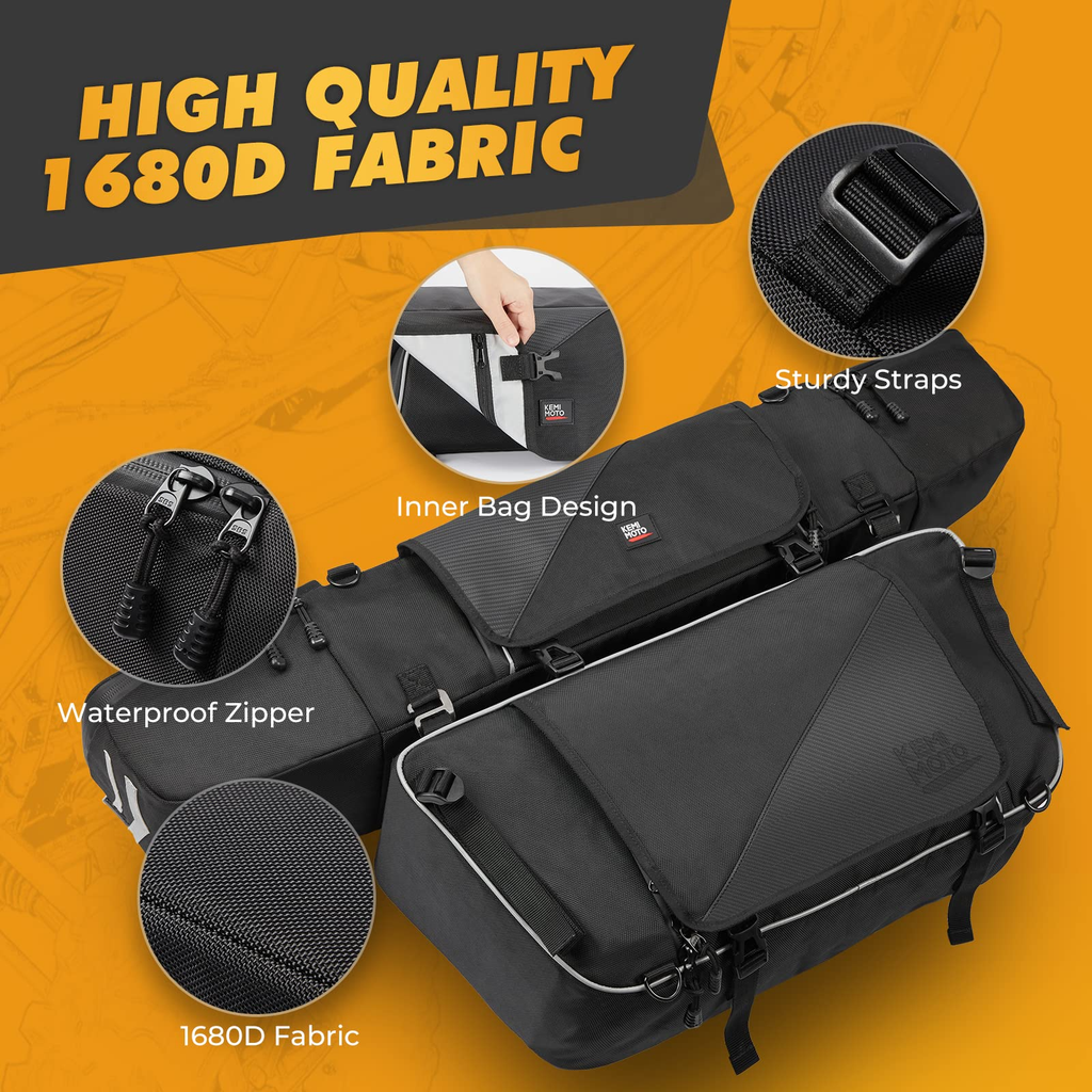 Upgraded 1680D Rear Cargo Bag for Polaris RZR XP 1000 2014-2023 – fits Polaris RZR 4 900 (view 6)