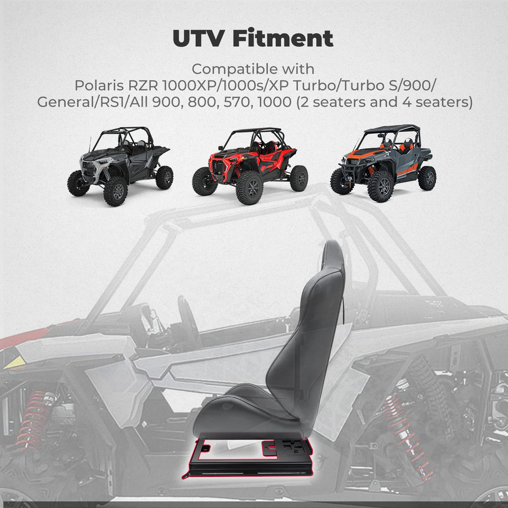 UTV Metal Seat Lowering Base for Polaris RZR 800 900 S 1000 XP Turbo S – fits Polaris RZR XP Turbo S (view 6)