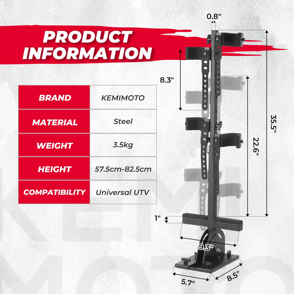 UTV Shotgun Holder, Floor Vertical Mount Holder