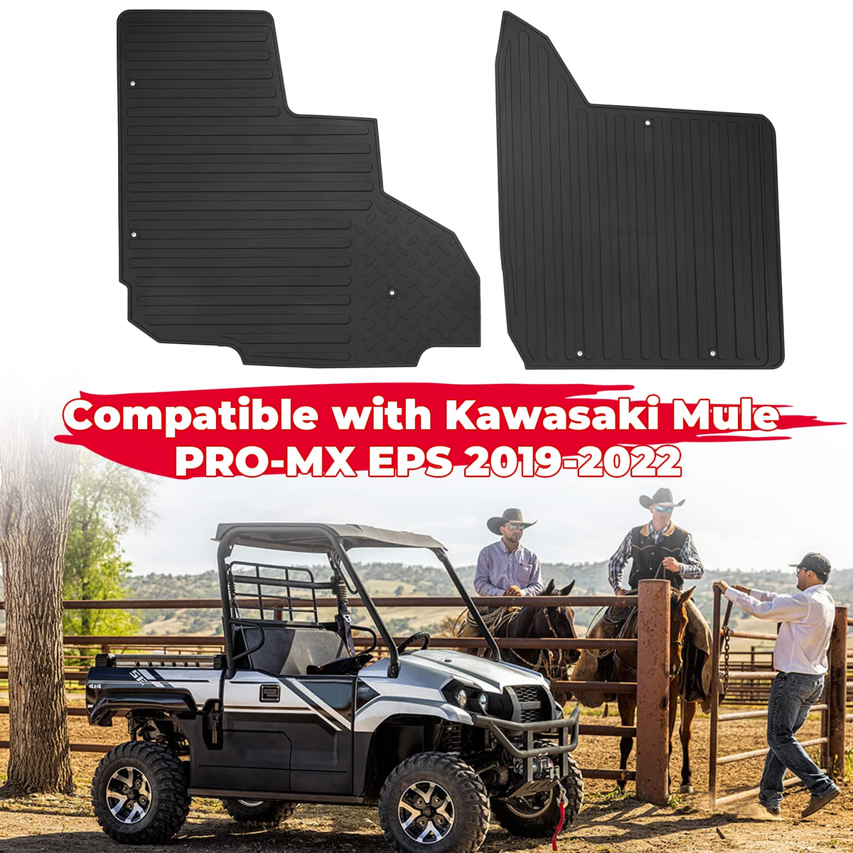 Floor Mats for Kawasaki Mule PRO MX – fits Kawasaki Mule (view 6)