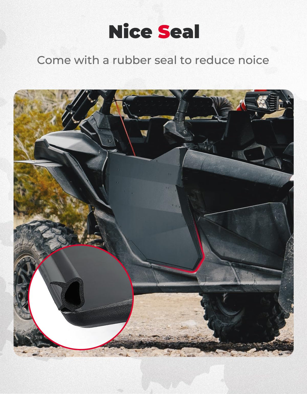 Rear Full Doors Aluminum for Can-Am Maverick X3 MAX – fits Can-Am Maverick X3 MAX (view 6)