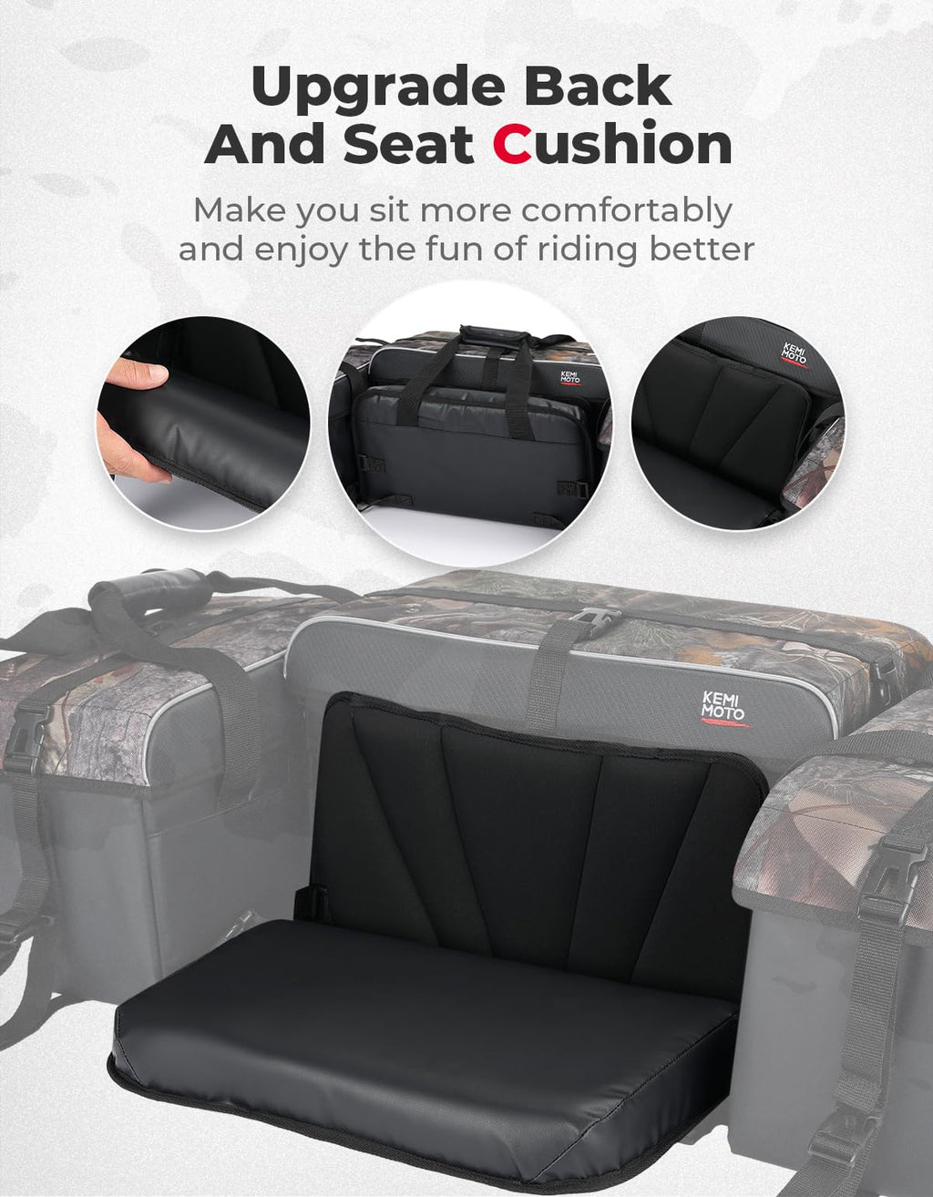 ATV 76L Seat Cargo Bag /Cushion Soft Cooler Bags