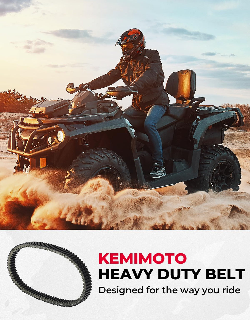 ATV Drive Belt Kawasaki Brute Force / KFX / Prairie / Teryx 750 – fits Kawasaki Teryx 800 (view 7)