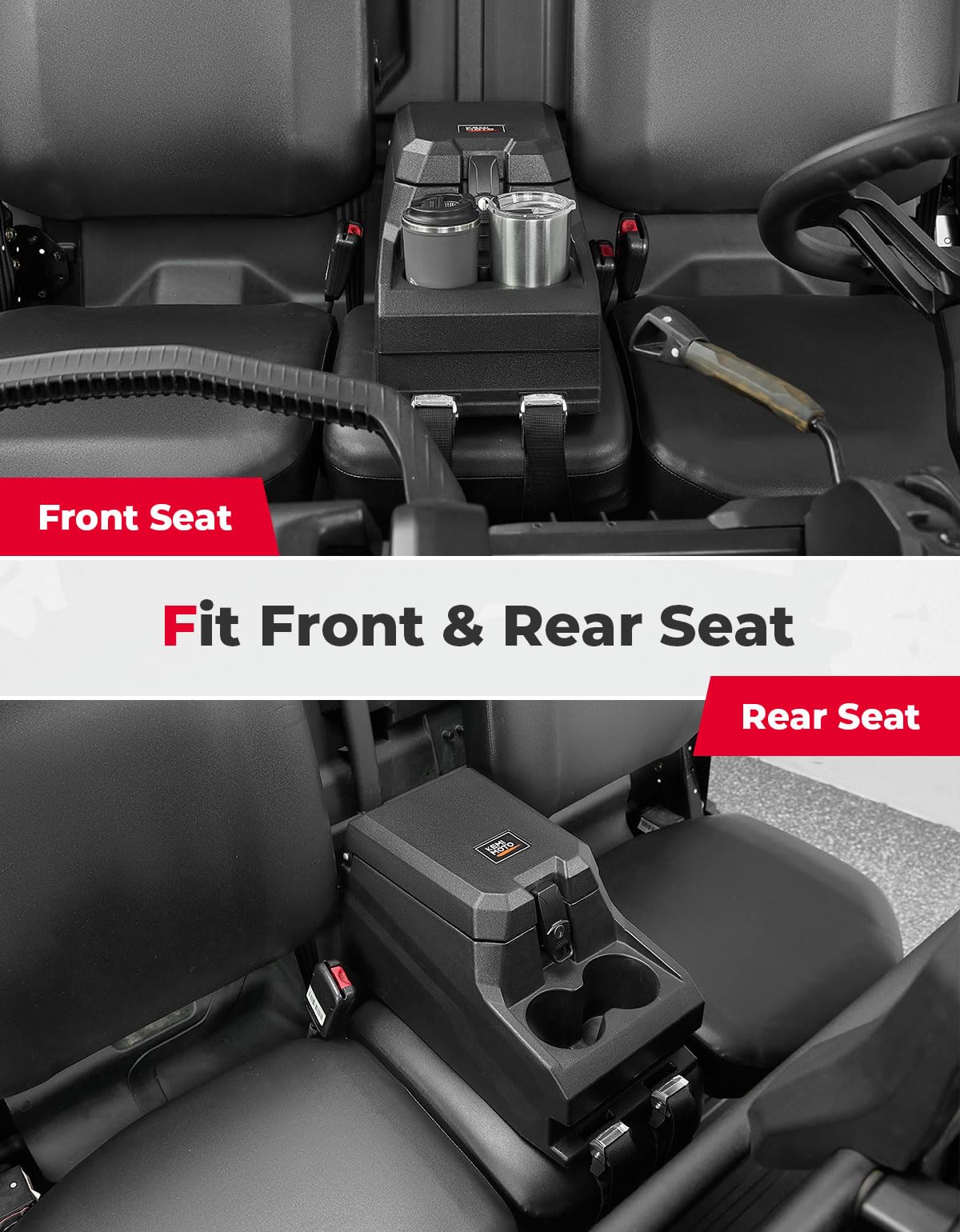 Bench Seat Console Armrest Box for Can-Am Defender HD10|9|8|7|5 – fits Can-Am Defender MAX HD10 (view 6)