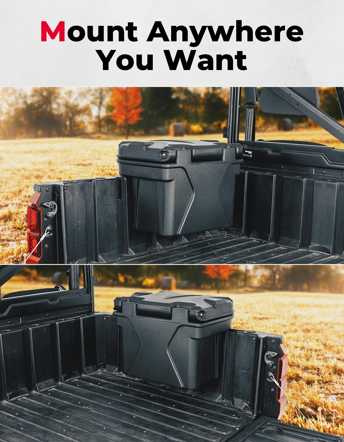 Upgrade Anti-Theft Bed Storage Box for Ranger 1000 XP 900 800 700 570 500 – fits Polaris Ranger XP 1000 (view 6)