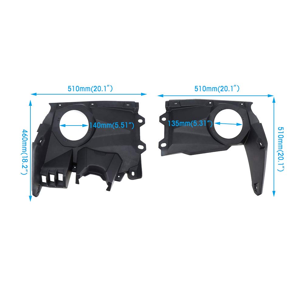 Front Dash Speaker Pods for Can Am Maverick X3 / X3 Max – fits Can-Am Maverick X3 MAX (view 6)