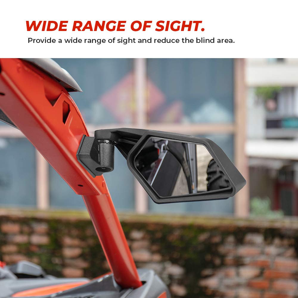 One Pair LED Side Mirrors for Can-Am Maverick X3 | X3 MAX – fits Can-Am Maverick X3 MAX (view 6)