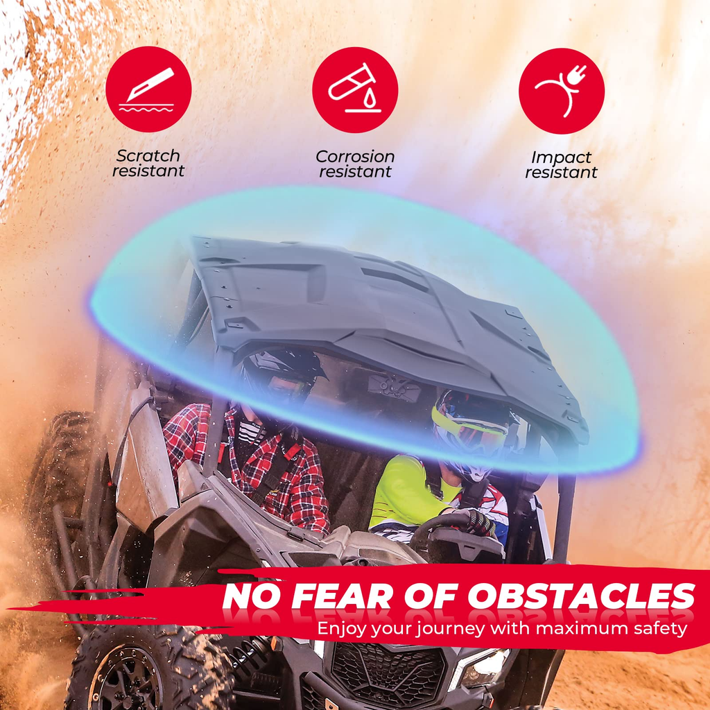 Hard Roof Top for Can-Am Maverick X3 Max, 4PCS Combination – fits Can-Am Maverick X3 MAX (view 6)