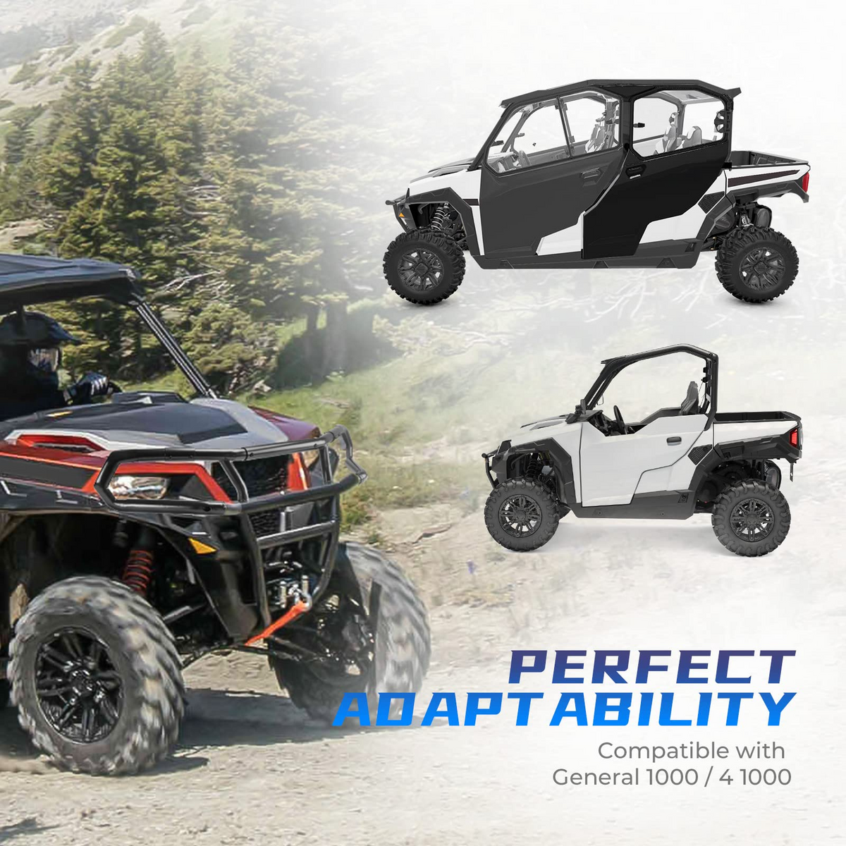 Front Upper Bumper for Polaris General 2016-2024 – fits Polaris General 1000 (view 6)