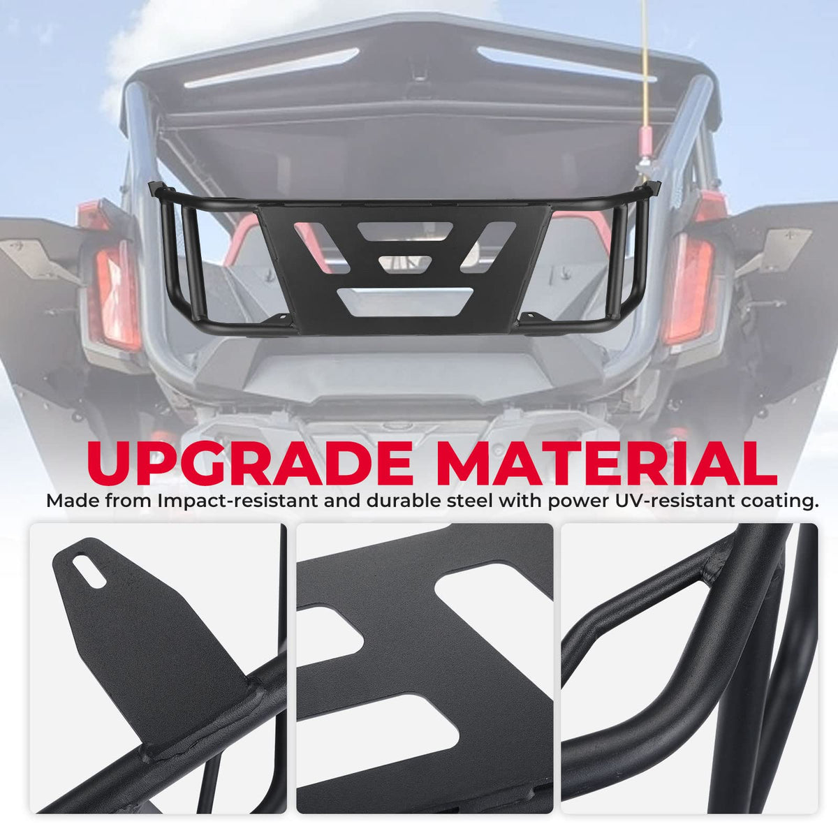 Tailgate Extender & Center Storage Bag for Talon 1000r 1000x 1000x-4 – fits Honda Talon 1000R (view 4)