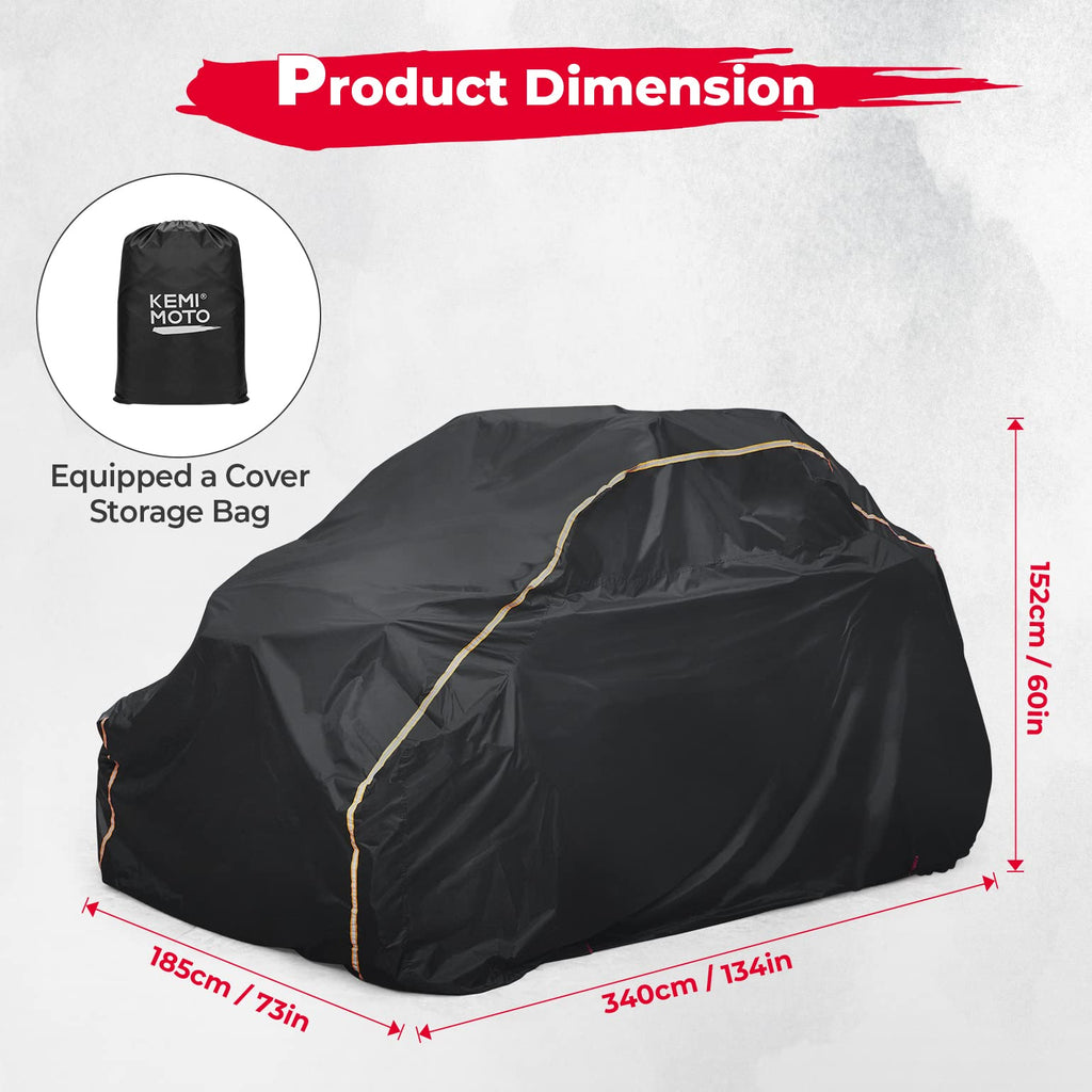 UTV Cover for Can-Am Maverick X3, Polaris RZR, Kawasaki – fits Can-Am Maverick X3 2-Seat (view 6)
