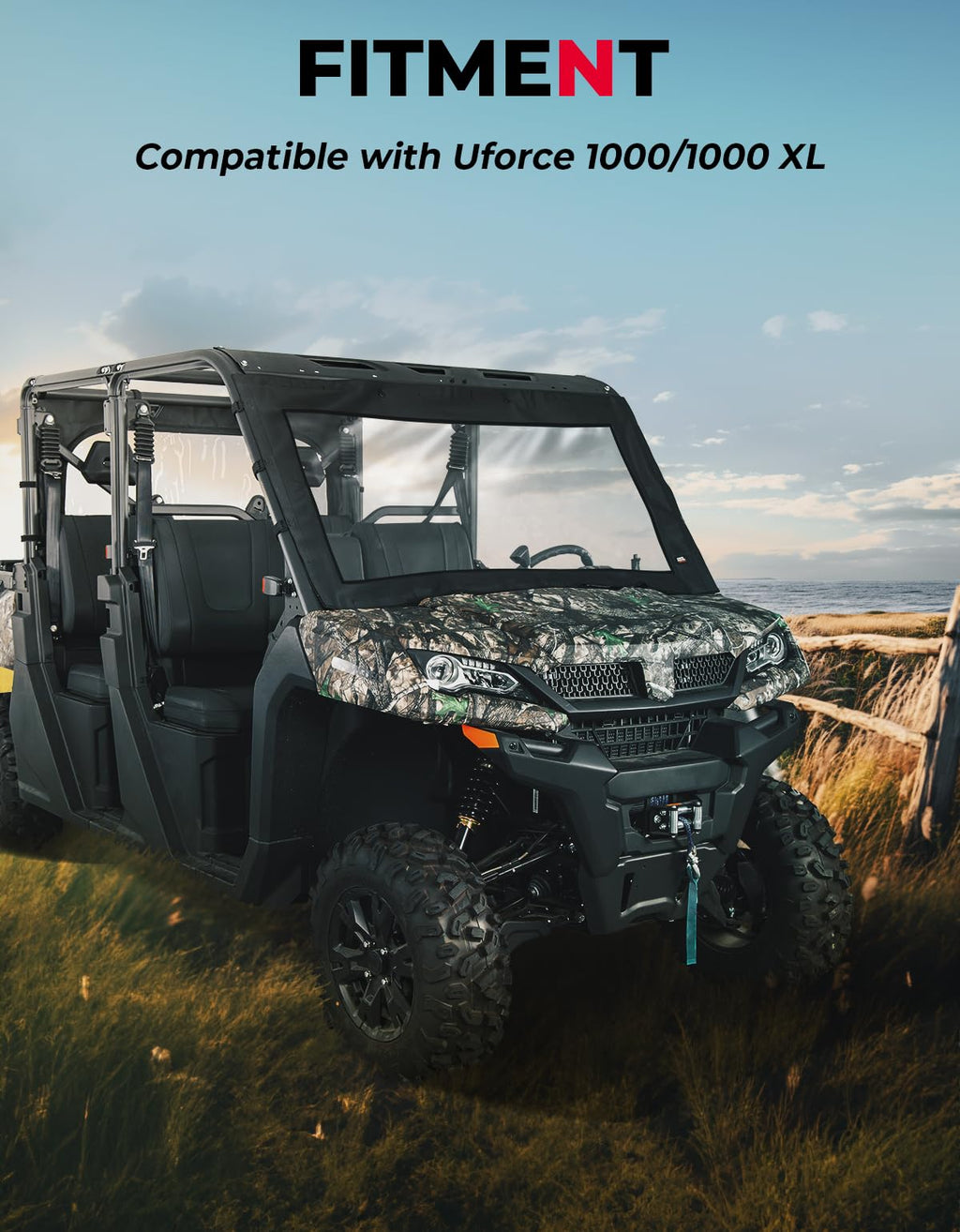 Soft Front Windshield / Window for CFMOTO Uforce 1000/1000XL