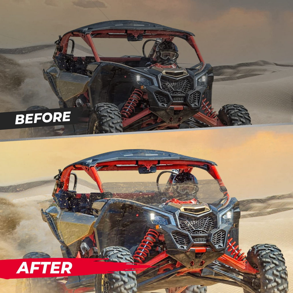 Front Half Windshield for Can-Am Maverick X3 – fits Can-Am Maverick X3 MAX (view 6)