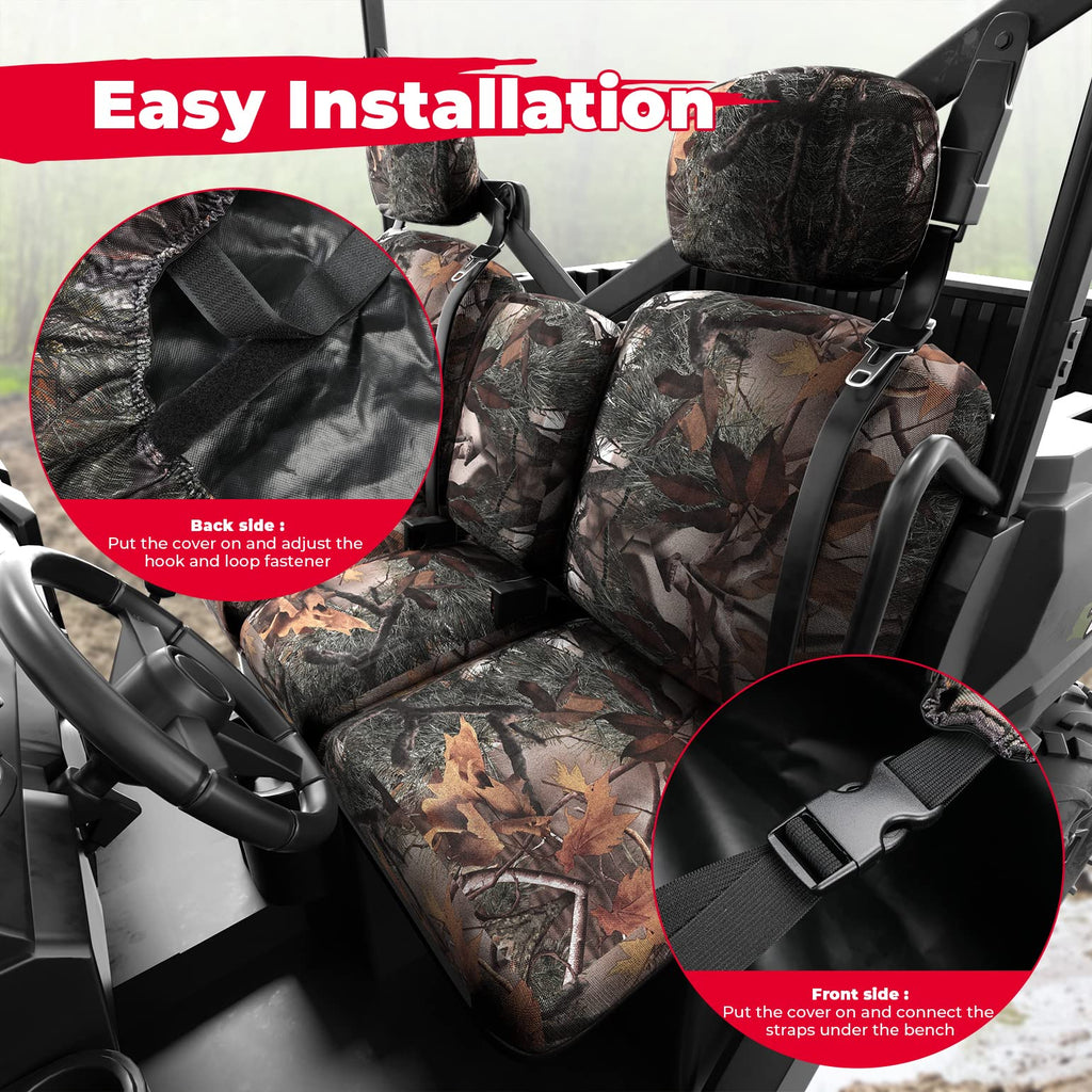 Camouflage Seat Cover for Can Am Defender HD5|7|8|9|10