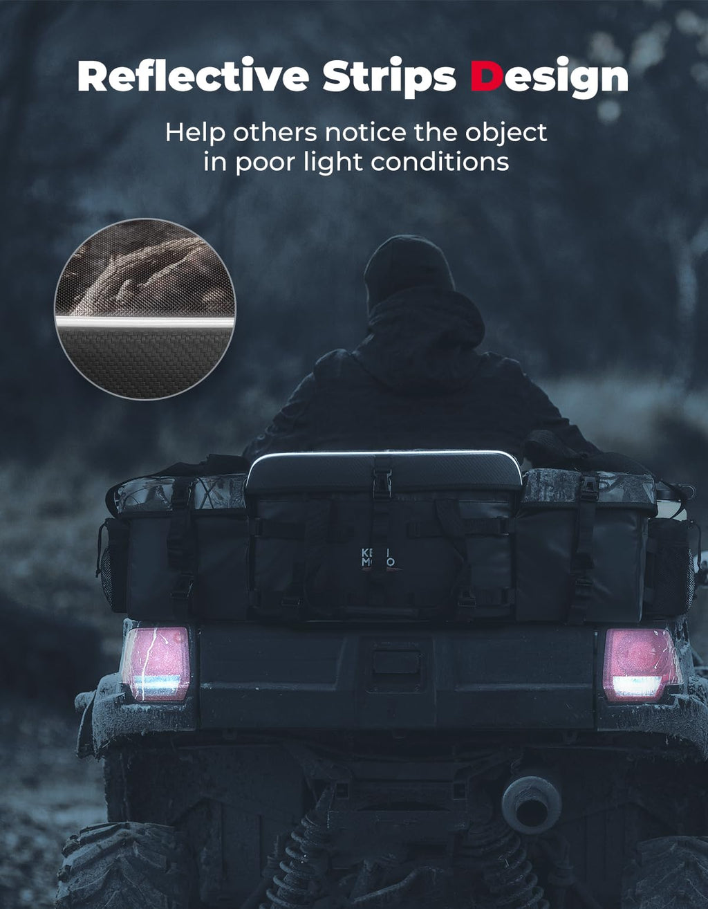 ATV 76L Seat Cargo Bag /Cushion Soft Cooler Bags