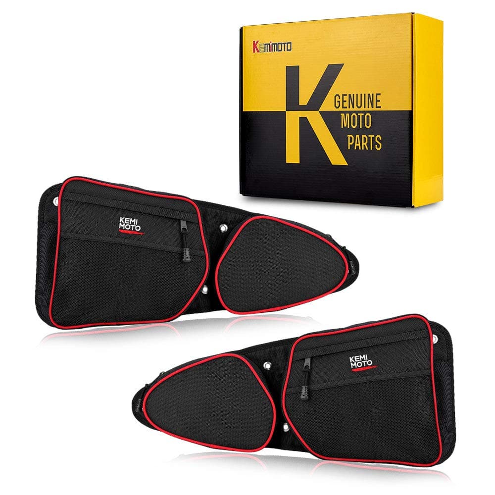 Front Side Door Bags with Knee Pad for Polaris RZR XP 1000