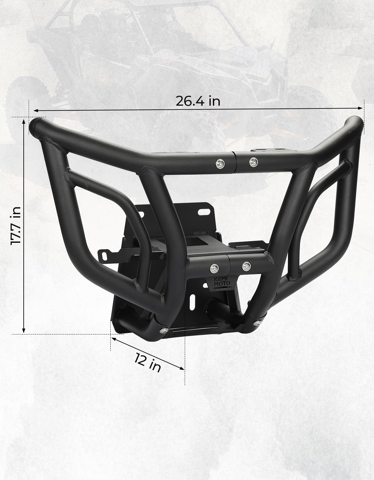 Spotlight Ready Front Bumper for Can-Am Maverick X3/X3 MAX – fits Can-Am Maverick X3 2-Seat (view 7)