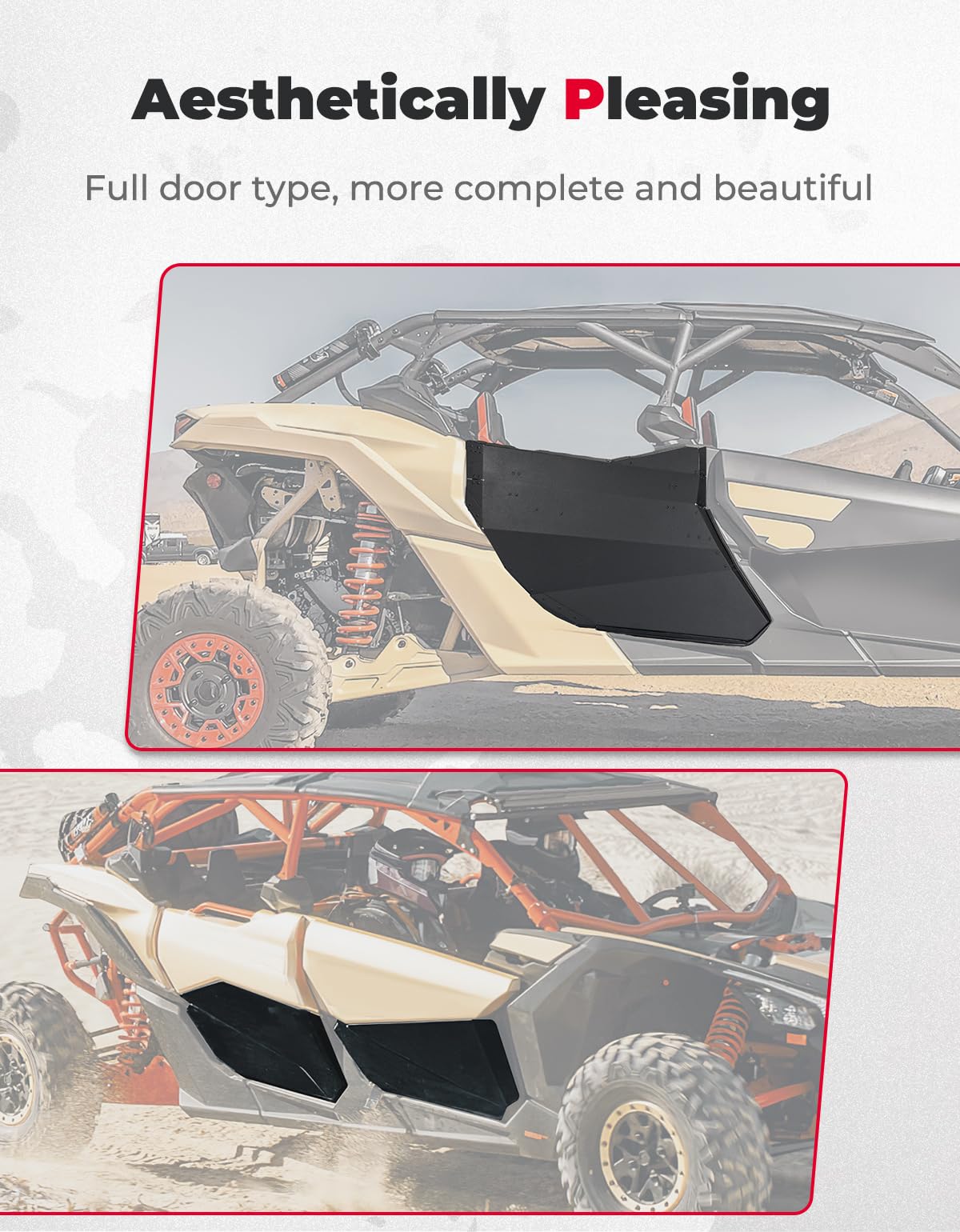 Rear Full Doors Aluminum for Can-Am Maverick X3 MAX – fits Can-Am Maverick X3 MAX (view 7)