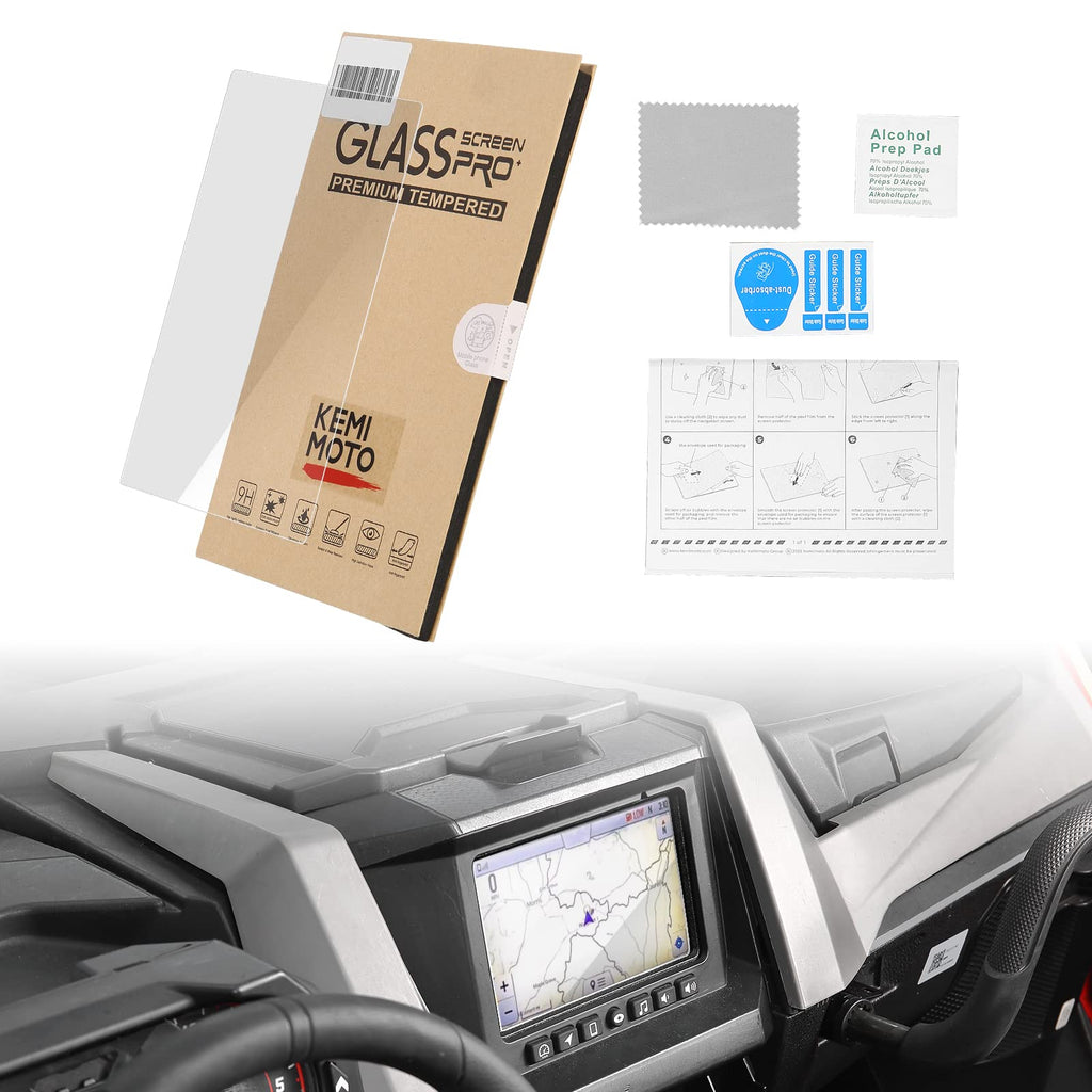 Tempered Glass Screen Protector for RZR /Ranger /General /Slingshot /Xpedition – fits Polaris RZR XP 4 Turbo