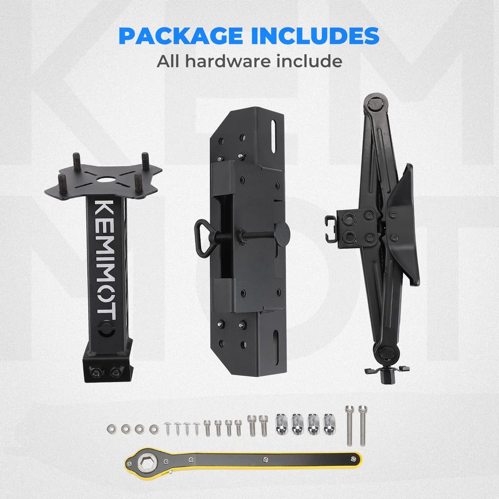 UTV Spare Tire Mount for Polaris Ranger 500 1000 XP 1000 – fits Polaris Ranger 570 Midsize (view 7)
